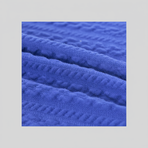 Mejor precio jacquard tela de rizo jacquard tela de mezclilla jacquard tejido de punto para vestido - Product Image 1