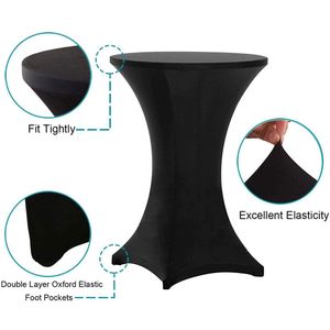 Nappes noires personnalisées pour événements professionnels, avec logo, en spandex de haute qualité, économiques, livraison rapide, GoldFlag - Product Image 2