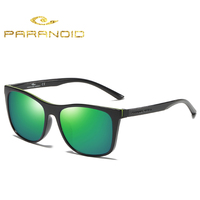 Lunettes de soleil vintage 2026 pour hommes PARANOID, polarisées, en plastique recyclé, bleues, vente en gros Chine, produits tendance, monture PC