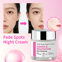Crème de nuit éclaircissante efficace, éclaircissement intense pour estomper les taches et unifier le teint, hydratant nourrissant pour le visage