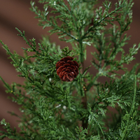 Sapin de Noël artificiel personnalisé de haute qualité, écologique, en épicéa vert, avec branches pliables, résistant à la poussière