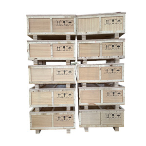 Plywood <b>Crates</b> 100x100x100 Fumigation Free Export Logistics <b>Wooden</b> Boxes - Product Image 4