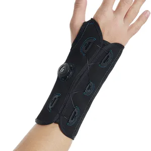 חדש עיצוב מסתובב כפתור מקצועי רפואי אורתופדי שחור יד תמיכת Brace יד סד עם אגודל
