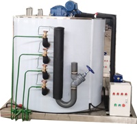 Nueva Tecnología Haiyue, Evaporador de 10 Toneladas para Máquina de Hielo en Escamas, Evaporador de Tambor Refrigerado Personalizado para la Producción de Hielo en Escamas, en Venta