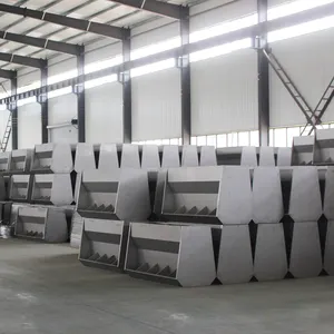 OEM Pabrik Fabrikasi Stainless Steel 201 304 Makan Melalui Lembaran Logam Pengumpan Pertanian