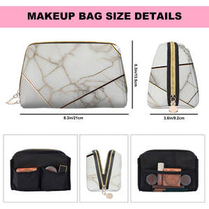 Custom image <b>Large</b> Leather <b>Makeup</b> <b>Bag</b> Made From Durable PC Material - Product Image 6