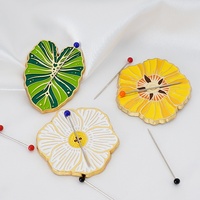 Portable Mini métal aiguille cueilleur mignon broderie point de croix accessoire de couture avec fil gros sac emballage