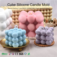 Koreanische DIY Nicht-Klebende Blumenform Umweltfreundliche Weiße Silikon-Kerzenform zum Kerzenmachen