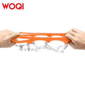 WOQI Unisex in acciaio inox denti in Silicone fascia scarpe artigli punte ampiamente usato per escursioni scarponi da montagna campeggio prodotti per l'escursionismo - Product Image 3