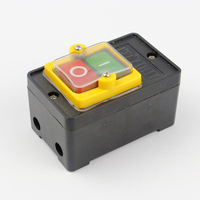 KAO-10KH KAO-5M Sakelar Tombol Tekan Tahan Air Start Stop On/Off 10A 24V IP53 1NO1NC dengan Casing