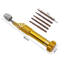 Jeu de tournevis magnétique 5-en-1 en alliage d'aluminium, modèle 5015, boîte OEM, compatible avec les appareils Apple et Android, démontage de lunettes