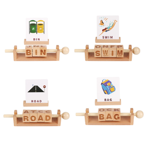 Offre Spéciale tournant alphabet rotatif <span class=keywords><strong>en</strong></span> <span class=keywords><strong>bois</strong></span> <span class=keywords><strong>lettre</strong></span> <span class=keywords><strong>puzzle</strong></span> lecture bloc nom <span class=keywords><strong>puzzle</strong></span> - Product Image 3