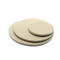 Vente en gros de tampon en feutre de laine pure 80mm/130mm/150mm tampon de polissage OEM pour verre de voiture pour Windshield-1000Sheep de voiture