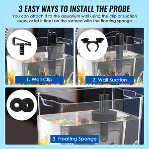 Nouvel arrivage Moniteur de qualité de l'eau WiFi 7 en 1, testeur d'eau, compteur multi-paramètres pour aquarium d'eau douce et d'eau salée (OEM) - Product Image 5