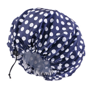 SYH777 Personnalisé Designer Double Couches Étanches Élastique Réutilisable Bonnets de <span class=keywords><strong>Bain</strong></span> pour Dames Femmes Spa Cyclisme Sports Parties - Product Image 3