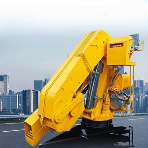 High Quality <b>Truck</b> Mounted Folding Arm Cranes 3t 5ton 6ton 8ton 12t 10ton 15ton Knuckle Boom Hydraulic Ship Deck Crane for Sale - Product Image 2