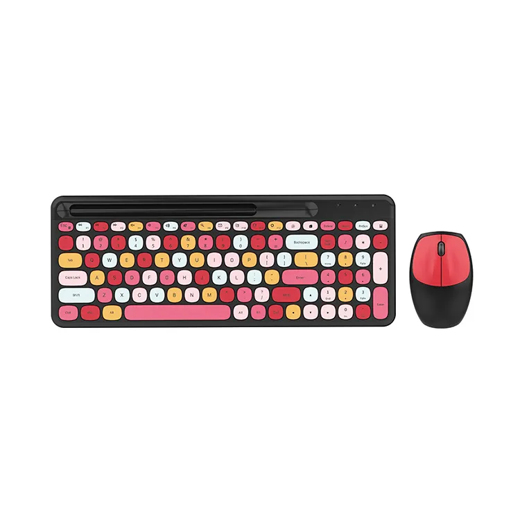 Smk-678395ag Bt Keyboard Tablet Pc Laptop For Home &amp; Office Use Girl Punk Keyboard Mobile Phone Keyboard