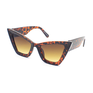 Sunway Eyewear Customize Retro Fashion UV400 Big Cat Eye Shades Black Sunglasses for Women - Product Image 2