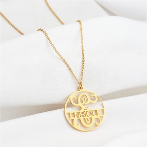 Personalizzato Ghiacciato Fuori Del Pendente Della Lettera Iniziale Alfabeto Collana Nome - Product Image 4