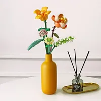 LOZ Obtén tu Propio Bouquet Eterno, Serie de Modelos, Regalo Perfecto para el Día de Acción de Gracias y Navidad, Hermosa Decoración, Juego de Bloques de Construcción