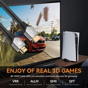 <span class=keywords><strong>Mejor</strong></span> venta 10 15 20 30 metros de largo <span class=keywords><strong>HDMI</strong></span> 2,1 <span class=keywords><strong>cable</strong></span> Hdr de alta velocidad 4K 120Hz 8K 60Hz <span class=keywords><strong>HDMI</strong></span> macho a macho doble <span class=keywords><strong>HDMI</strong></span> Kabel para HD TV - Product Image 4