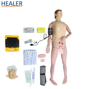 Life-Size Full Body AED Simulator Manikin for Medical Science and Fist Aid Training High Quality Trainer Item