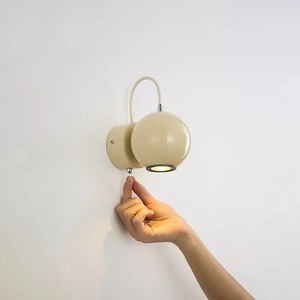 Lámpara de Pared de Estilo Moderno en Rojo, Verde y Beige, para Dormitorio, Sala de Estar, Diseño Magnético, Móvil, con Interruptor, Dropshipping, Lámpara Ambiental - Product Image 2