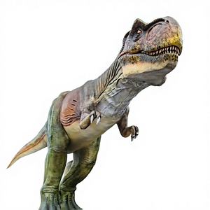 Dinosaure animatronique grandeur nature personnalisé pour intérieur/extérieur avec construction métallique pour utilisation dans les aéroports et les garderies - Couleur et taille personnalisables - Product Image 1