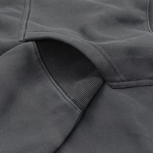 Sweat à capuche unisexe d'usine OEM, sweat-shirt épais en éponge française, 350 g/m² de sweat à capuche en coton personnalisé pour hommes sans ficelles - Product Image 5