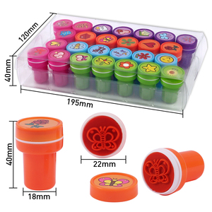 Foska enseignant timbres respectueux de l'environnement PVC et ABS matériel <span class=keywords><strong>dessin</strong></span> jouet timbres ensemble <span class=keywords><strong>pour</strong></span> enfants cadeau d'<span class=keywords><strong>anniversaire</strong></span> fête fournitures - Product Image 2
