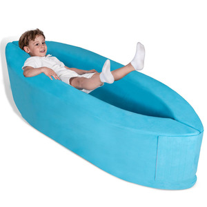 Bateau en liège et éponge pour enfants, entraîneur d'équilibre sensoriel pour l'éducation précoce, 4-6 ans, matériau en mousse bleue - Product Image 1