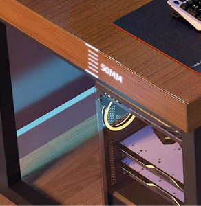 Fabrik-Großhandel Einfacher Schreib- und Lerntisch 1,8m Lange Tischplatte <span class=keywords><strong>2</strong></span>-Personen-Position Gaming-Schreibtisch Massivholz Großer Computertisch - Product Image 5