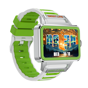 Jam tangan pintar S666, arloji cerdas S666 dengan chip jam profesional, tidak perlu terhubung dengan pengingat telepon, bermain game persegi - Product Image 1