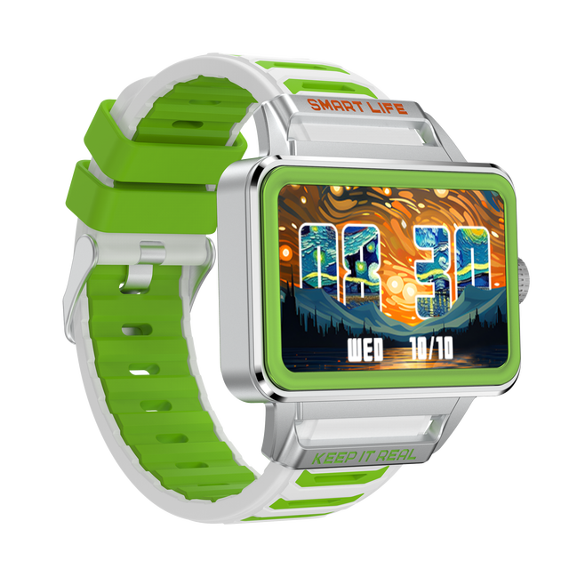 Smartwatch S666 With Professional Clock Chip No Need Connect With Phone Reminder Medication square Play Game Smart Watch