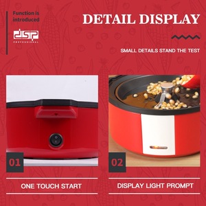 Machine à popcorn Dsp 700W, capacité 70g, antiadhésive, facile à nettoyer, automatique, pour usage domestique - Product Image 4