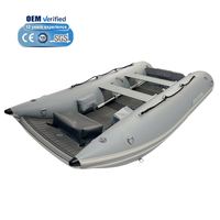 REACHSEA cat 3.8m PVC/Hypalon Catamaran Gonflable Vitesse Bateau Cataraft Bateau