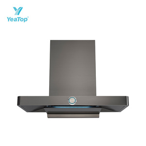 Campana Extractora <span class=keywords><strong>de</strong></span> Diseño Moderno <span class=keywords><strong>de</strong></span> Alta Gama 2026, 90CM, Forma <span class=keywords><strong>de</strong></span> T, Autolimpieza, Control Táctil Digital Inteligente, Chimenea <span class=keywords><strong>de</strong></span> Cocina OEM - Product Image 4