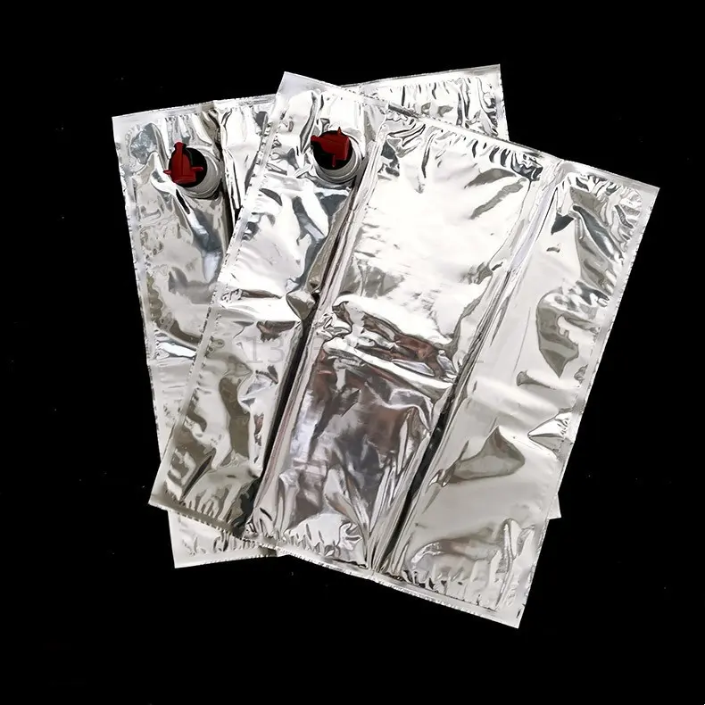 Sacchetto di alluminio per uso industriale per bevande in scatola sacchetto con beccuccio in alluminio asettico