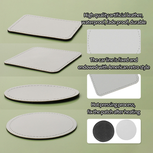 Patch en <span class=keywords><strong>cuir</strong></span> personnalisé pour la <span class=keywords><strong>réparation</strong></span> de tissus, chapeau de papa, cadeau pour la fête des pères, patch en similicuir gravable au laser - Product Image 6
