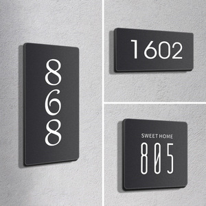 Acrylic cửa số nhà ý tưởng cá nhân phòng số signage khách sạn cửa số - Product Image 5