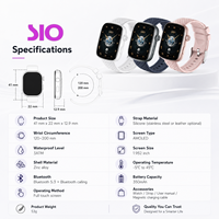 Reloj Inteligente de 36-40 mm con Pantalla AMOLED, Carga Magnética, Compatible con iOS, Selfie, Fitness, 7-14 Días de Duración de la Batería, Versión Estadounidense
