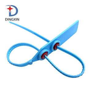 Bandes de scellement en plastique à double verrouillage, numérotées, pour bureau de <span class=keywords><strong>poste</strong></span>, en PP, rouge, bleu, jaune, sceau de sécurité - Product Image 2
