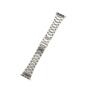 Pour IWatch 8/9/S10 pour Watch 8 Compatible Bracelet en acier inoxydable CHARM avec trois perles pour Edge Ultra 2 Design - Product Image 5