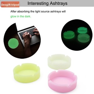 ที่เขี่ยบุหรี่แบบพกพาเรืองแสง ทนทานต่อการตกกระแทก ใช้สำหรับตกแต่งและสะสม - Product Image 4