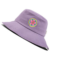 Chapeau Bob Brodé Personnalisé UPF 50+ à Large Bord en Coton Respirant avec Sangle Mentonnière pour Pêche et Randonnée en Extérieur – Vente en Gros