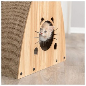 Rascador de Cartón Acogedor para Gatos, Rascador de Madera Personalizado para Gatos, Fabricante de Casas para Gatos, Proveedor de Rascadores Corrugados de Vietnam - Product Image 3