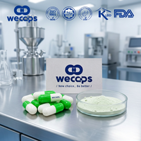 Capsules vides Wecaps vertes et blanches, tailles 0, 1, 2, 3, capsules végétales en vente, possibilité d'impression de logo