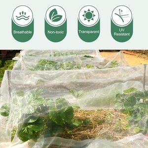 <span class=keywords><strong>Filet</strong></span> <span class=keywords><strong>anti</strong></span>-insectes coloré et transparent pour protéger les plantes, les fraises, les légumes, les fruits et les cultures des insectes et des <span class=keywords><strong>oiseaux</strong></span> - Product Image 6