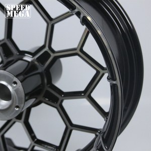 ล้อแม็กซ์อะลูมิเนียมฟอร์จ ขนาด 12-16 นิ้ว สำหรับรถมอเตอร์ไซค์แต่ง หลายก้าน สำหรับรถแข่งและรถสตรีทคาร์ รุ่น MCF70 250cc 450cc - Product Image 2