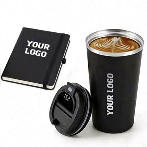 Wholesale Promo Business Gift Cup <b>Smart</b> Temperature Display Custom Logo Stainless Steel Mug Coffee Tumbler Vacuum Flasks - Product Image 1